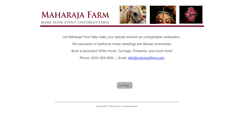 Desktop Screenshot of maharajafarm.com